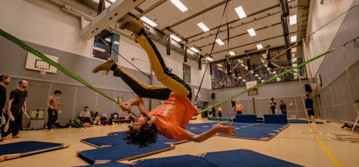 Indoor slackline training @USC, Amsterdam, 2013-2025