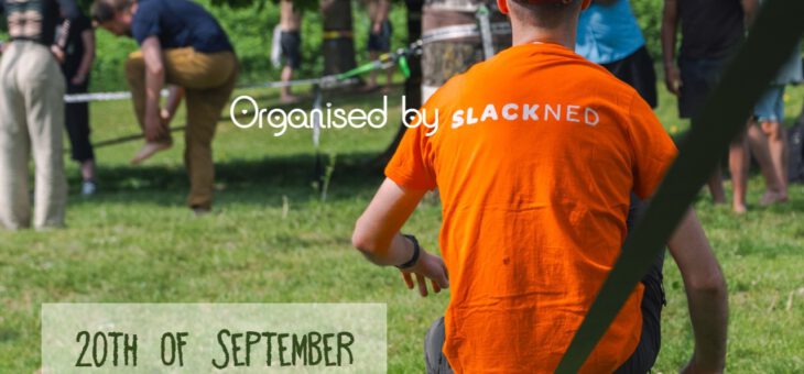 Slackline jam, 20 september @Utrecht